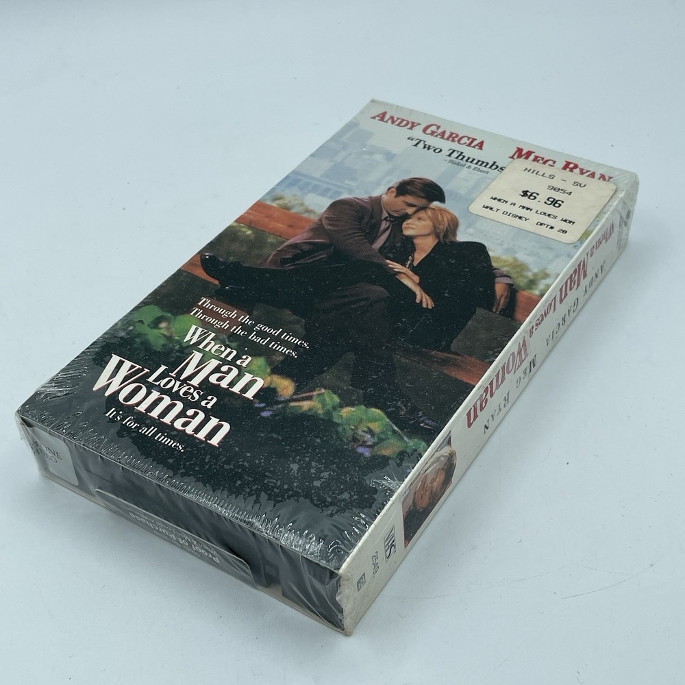 When a Man Loves a Woman (VHS, 1994) Meg Ryan, Andy Garcia / Brand New Sealed